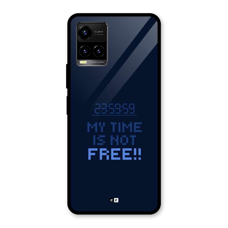 My Time Glass Back Case for Vivo Y21T