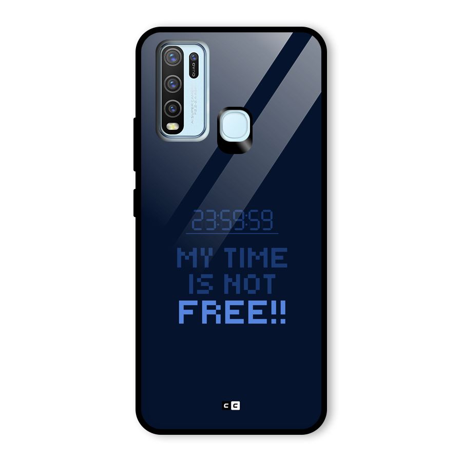 My Time Glass Back Case for Vivo Y30