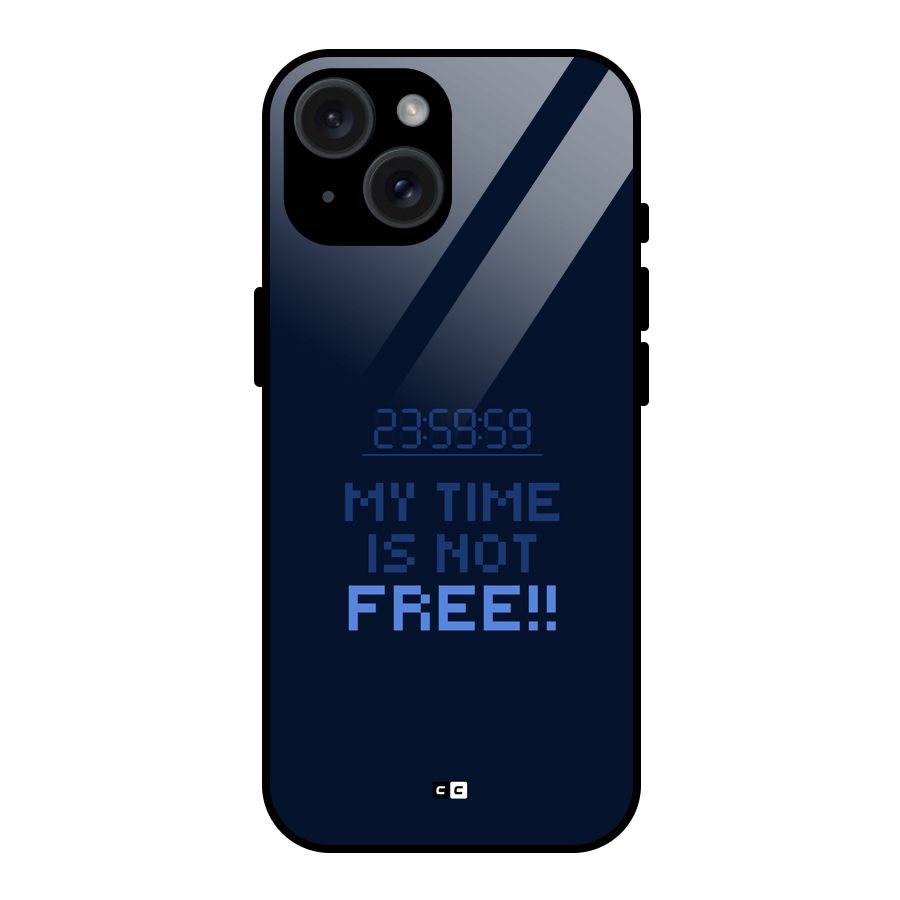 My Time Glass Back Case for iPhone 15