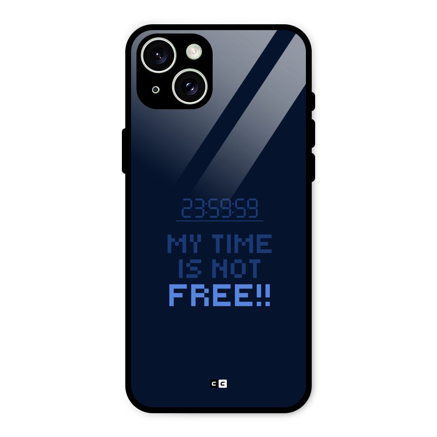 My Time Glass Back Case for iPhone 15 Plus