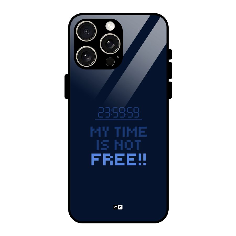 My Time Glass Back Case for iPhone 15 Pro Max