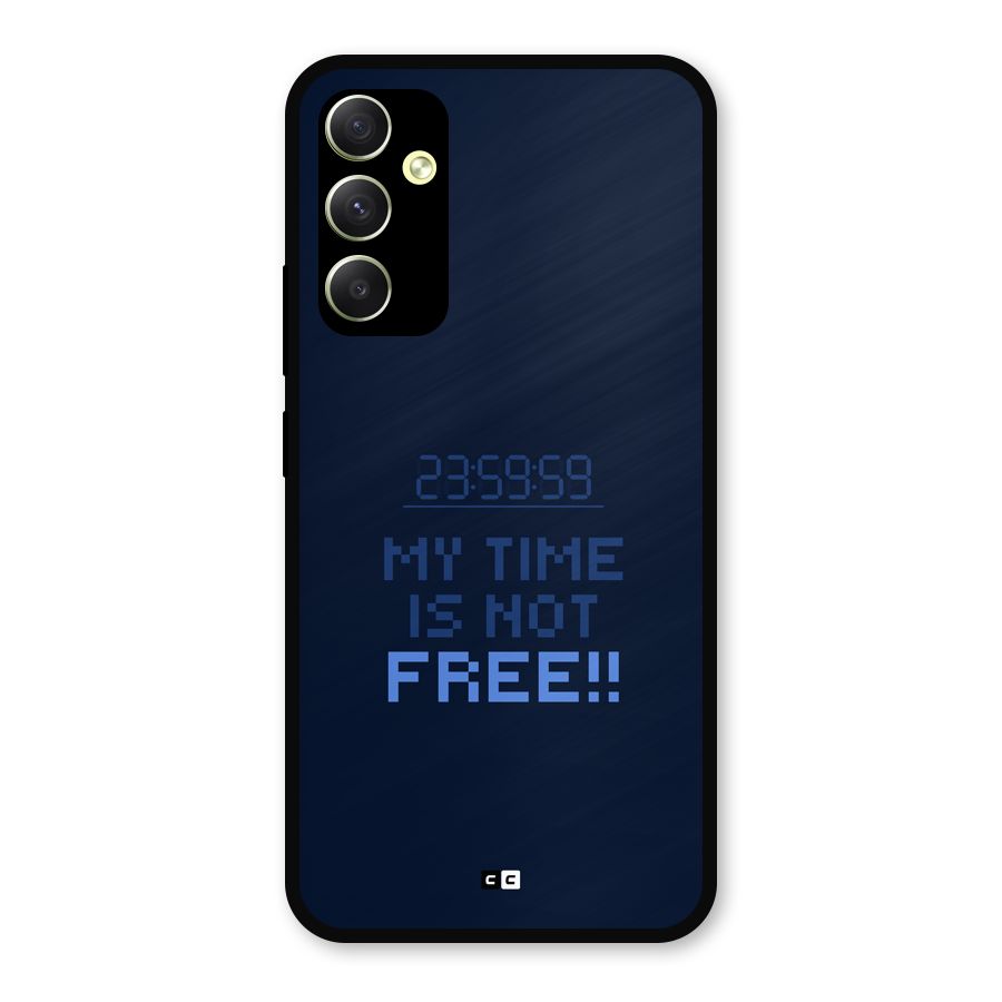 My Time Metal Back Case for Galaxy A34