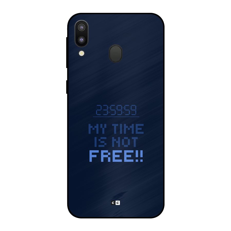 My Time Metal Back Case for Galaxy M20