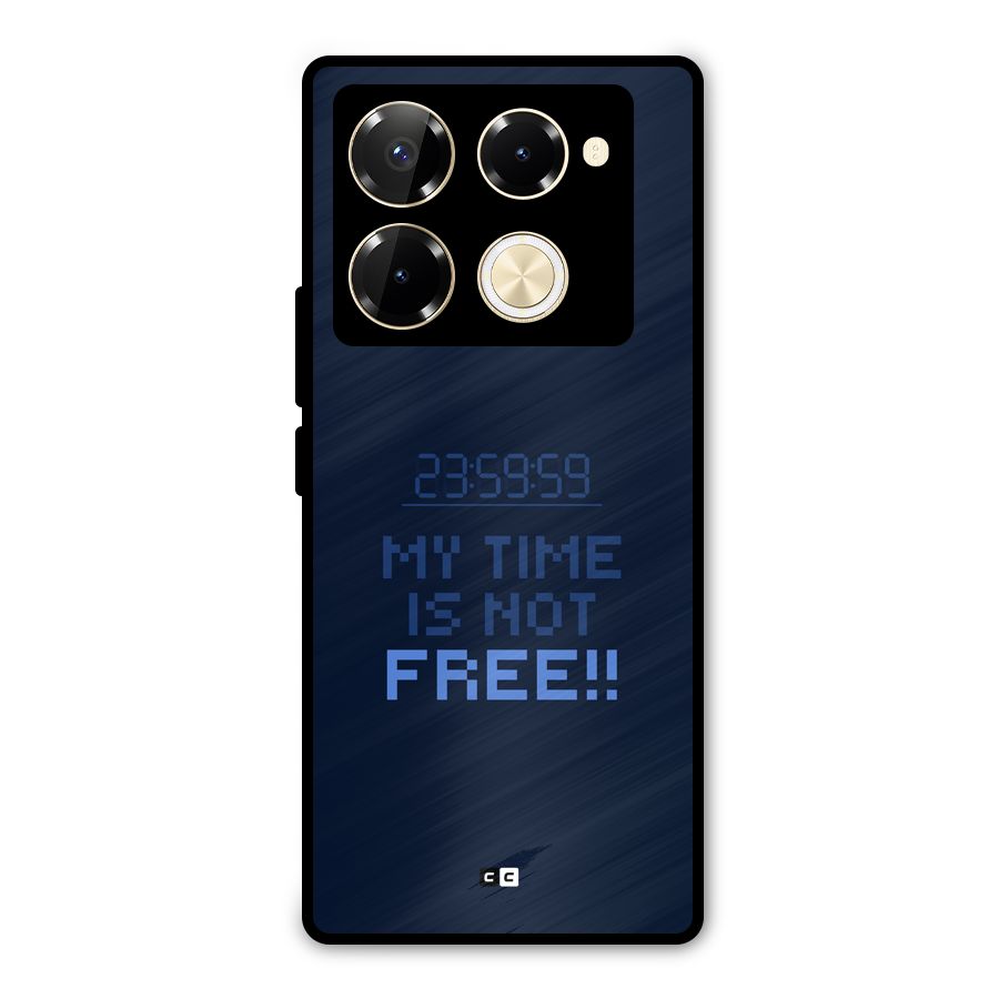 My Time Metal Back Case for Infinix Note 40 Pro