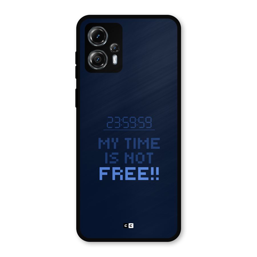 My Time Metal Back Case for Moto G13