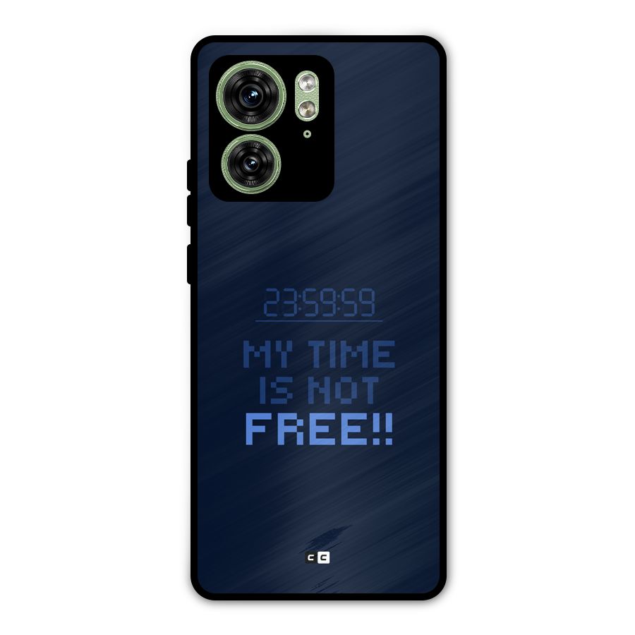 My Time Metal Back Case for Motorola Edge 40 5G