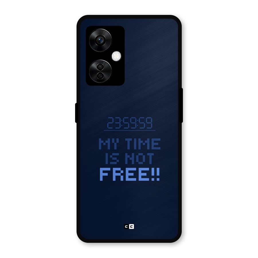 My Time Metal Back Case for OnePlus Nord CE 3 Lite