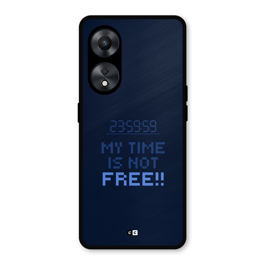 My Time Metal Back Case for Oppo A78