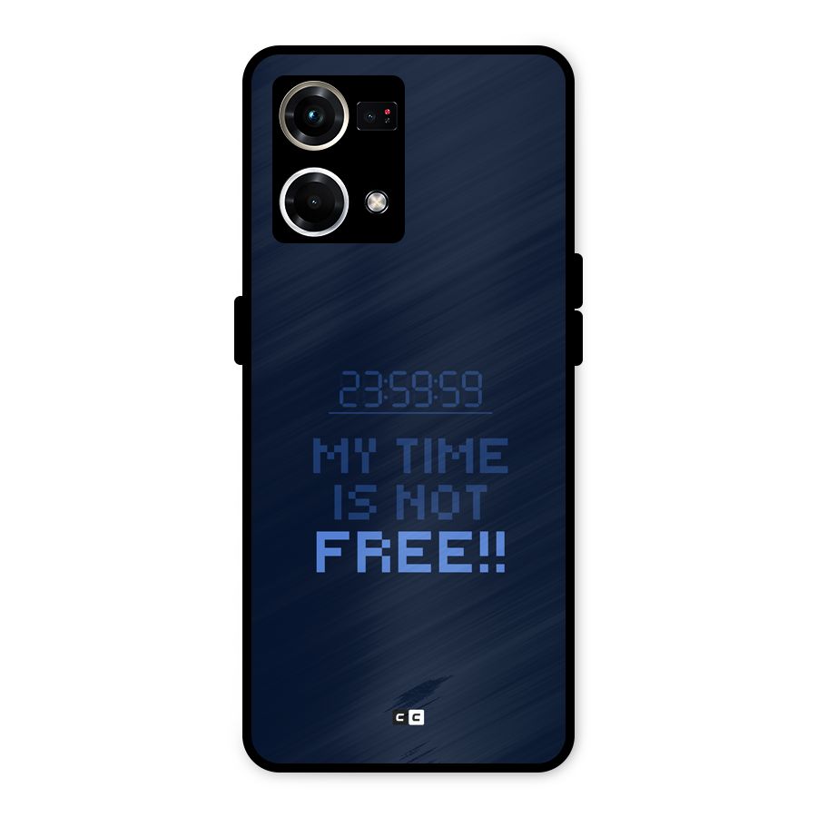 My Time Metal Back Case for Oppo F21s Pro 4G