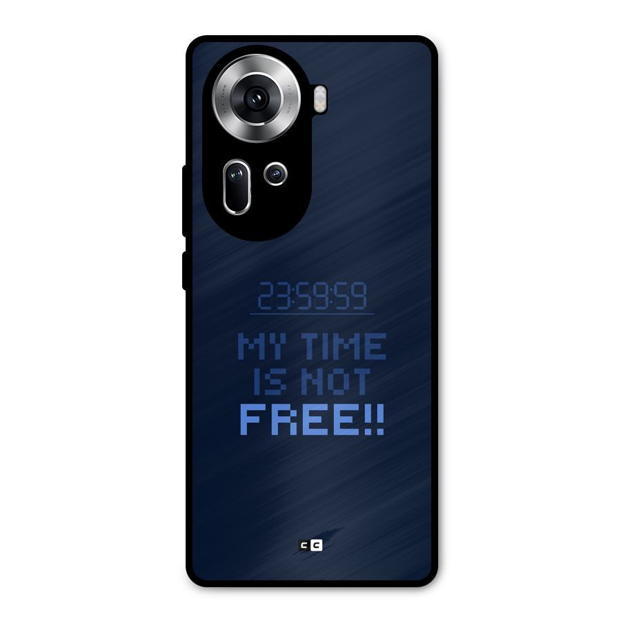My Time Metal Back Case for Oppo Reno11 5G