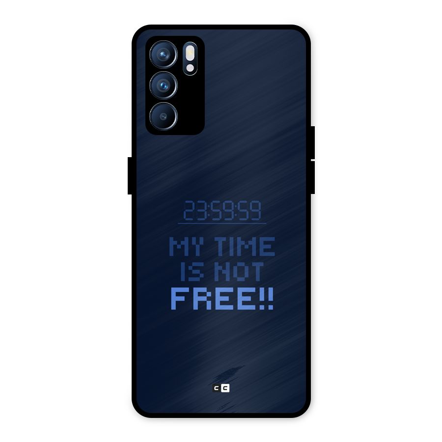 My Time Metal Back Case for Oppo Reno6 5G