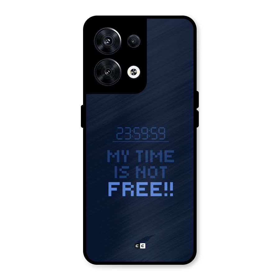 My Time Metal Back Case for Oppo Reno8 5G