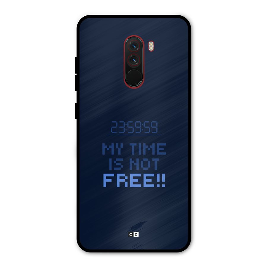 My Time Metal Back Case for Poco F1
