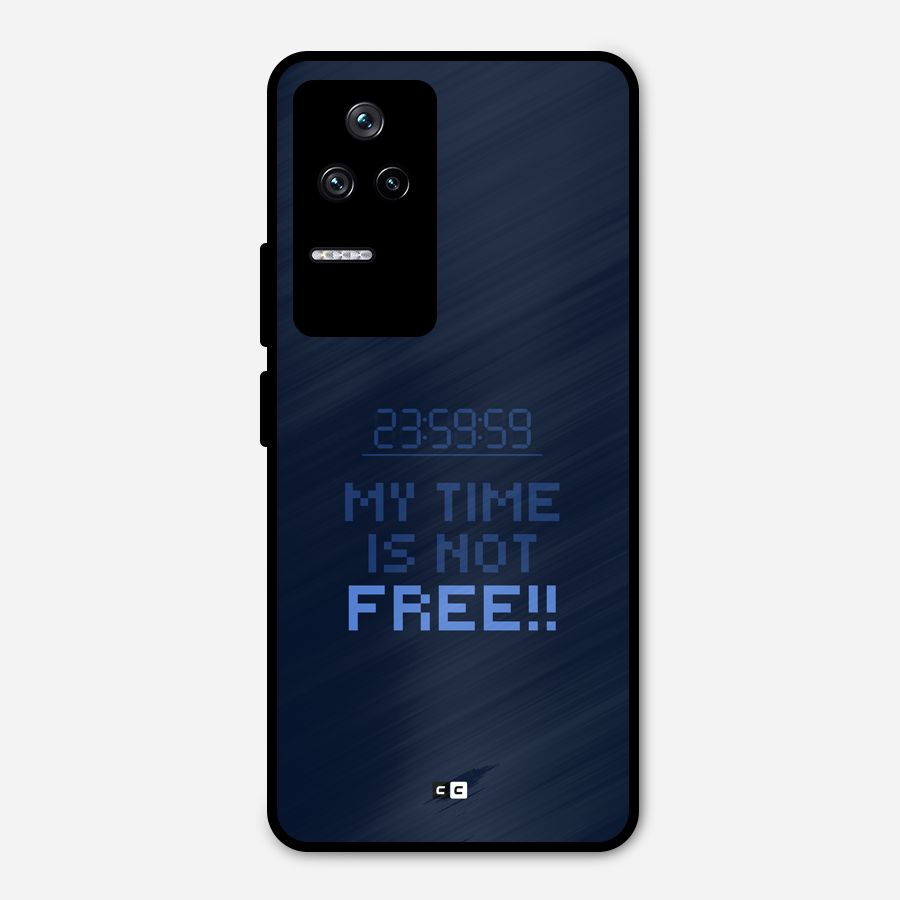 My Time Metal Back Case for Poco F4 5G