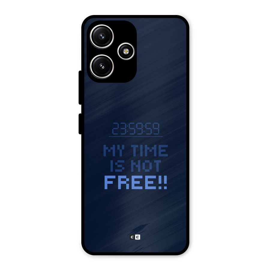 My Time Metal Back Case for Poco M6 Pro