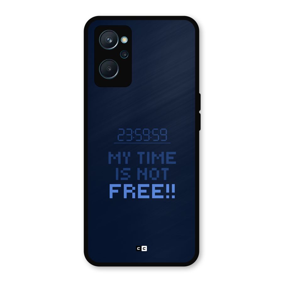 My Time Metal Back Case for Realme 9i
