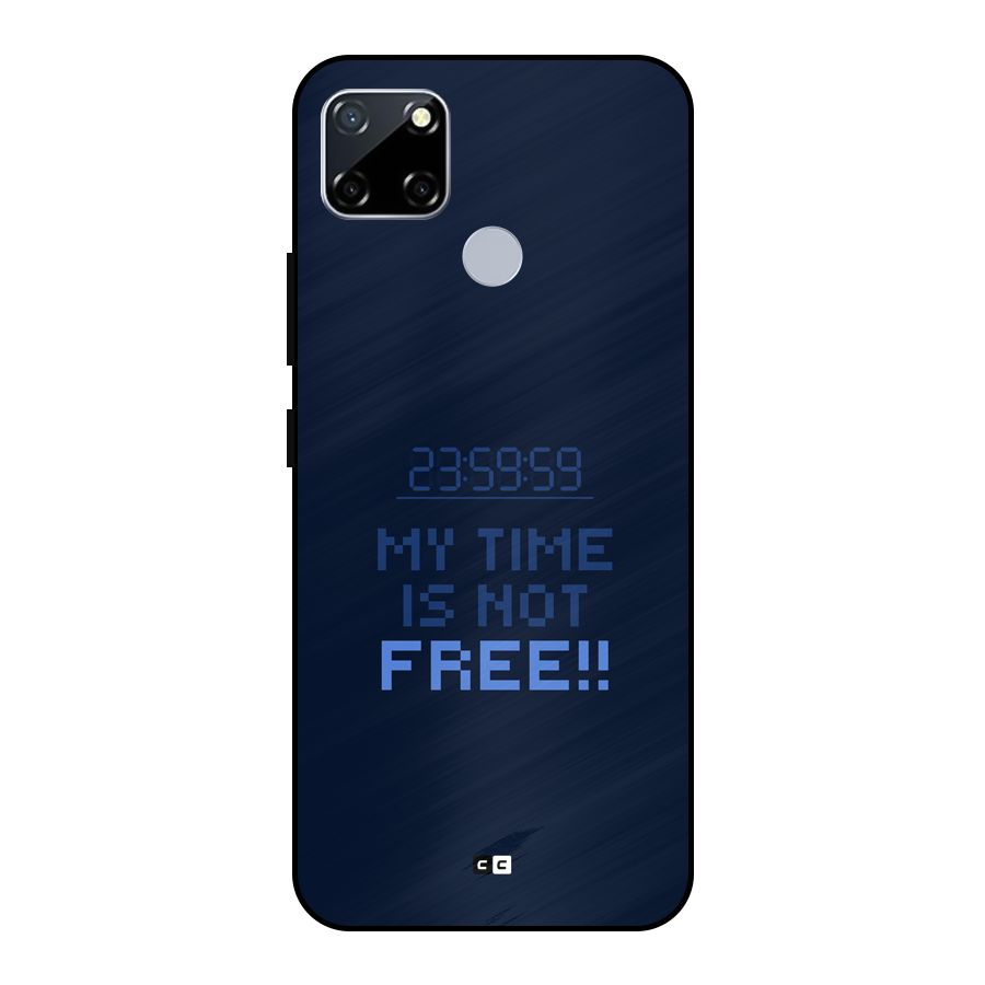 My Time Metal Back Case for Realme Narzo 30A