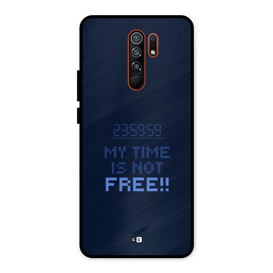 My Time Metal Back Case for Redmi 9 Prime