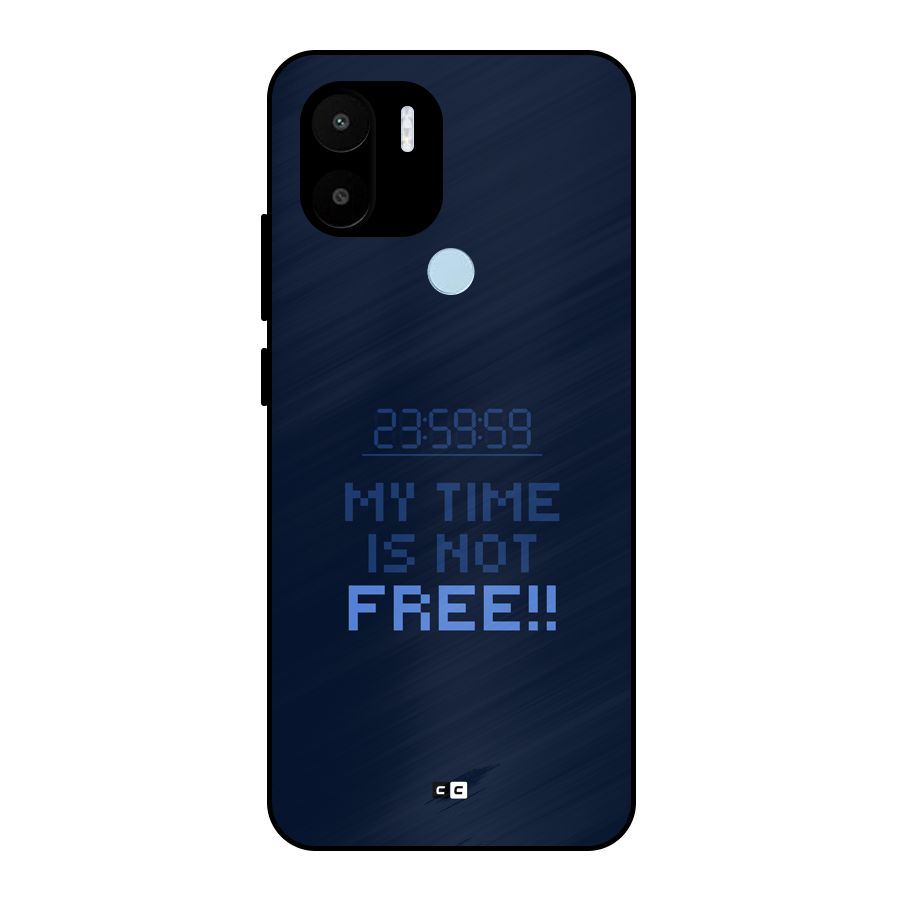 My Time Metal Back Case for Redmi A1 Plus