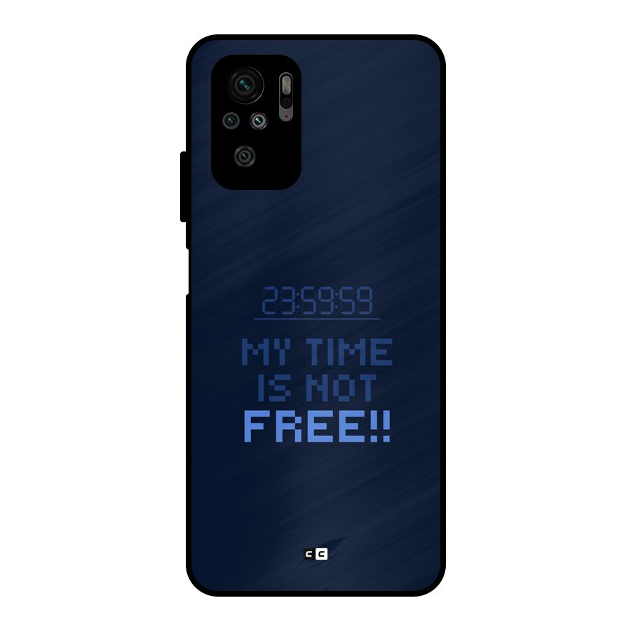 My Time Metal Back Case for Redmi Note 10S