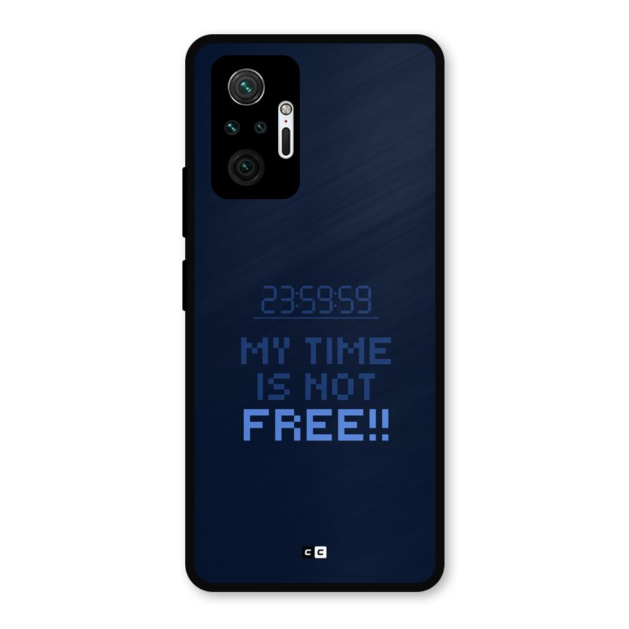 My Time Metal Back Case for Redmi Note 10 Pro Max