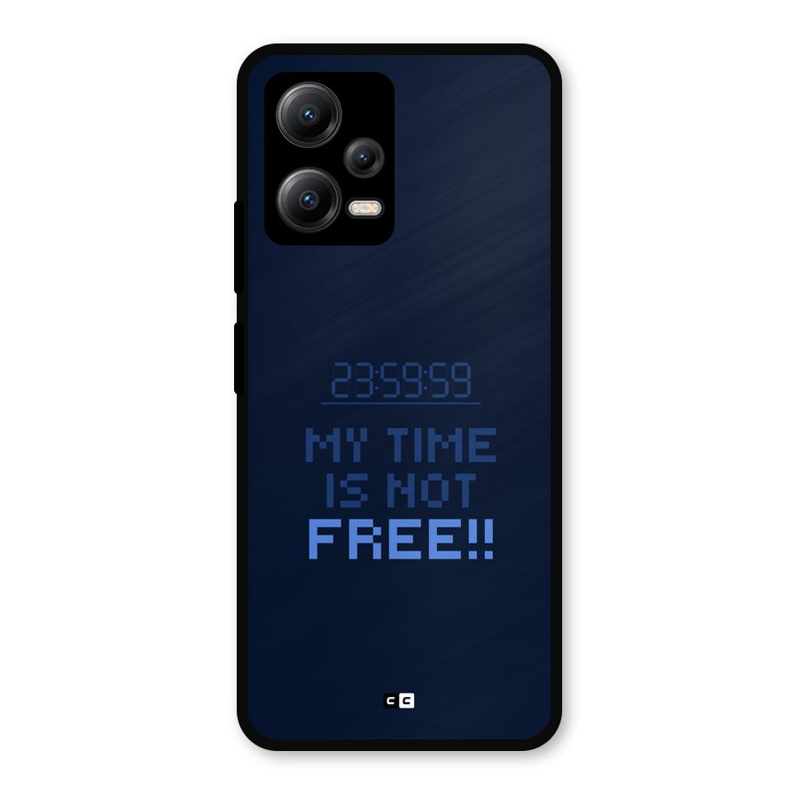 My Time Metal Back Case for Redmi Note 12 5G
