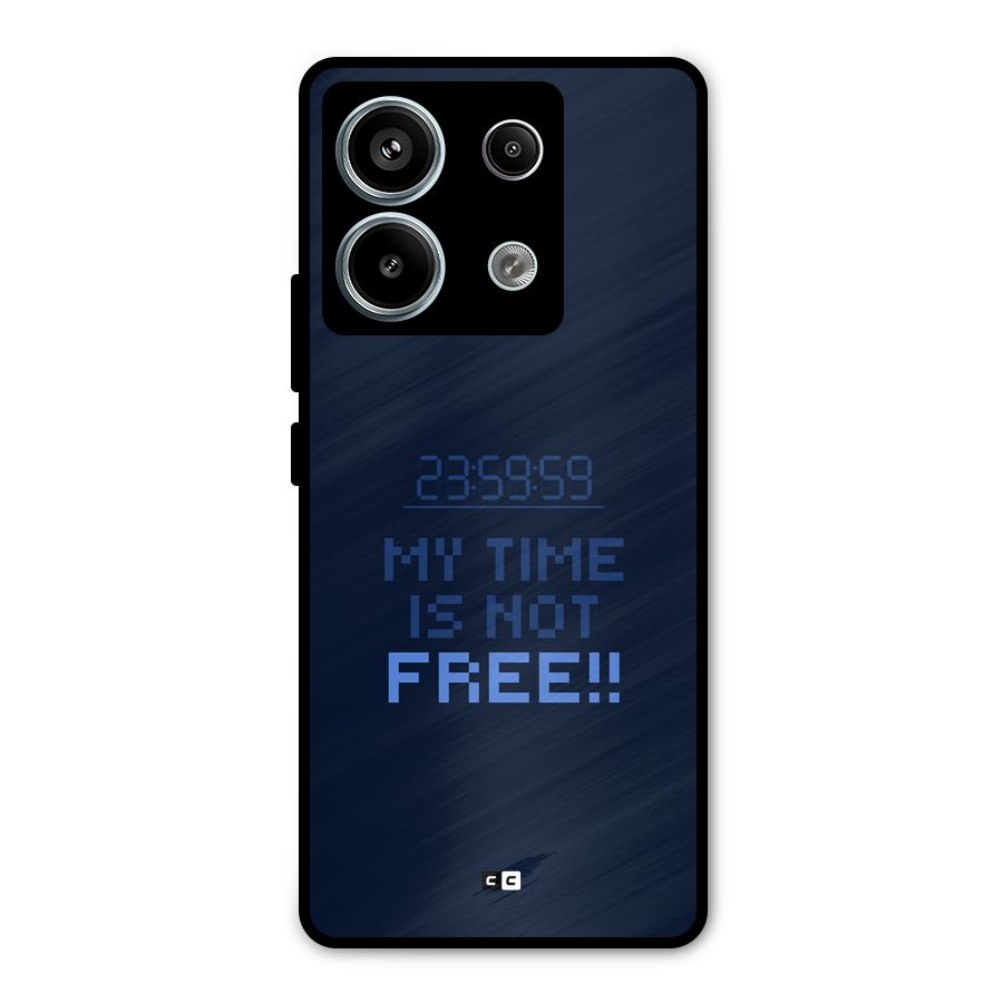 My Time Metal Back Case for Redmi Note 13 Pro 5G