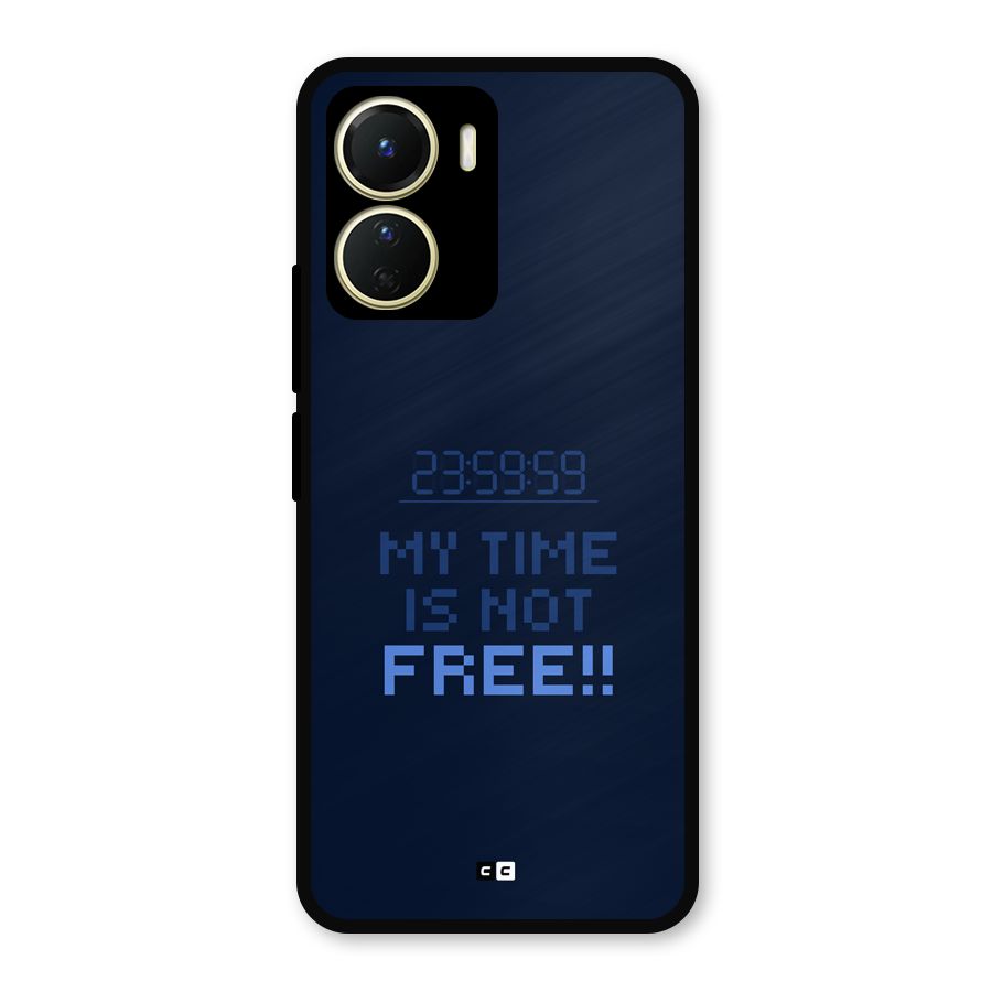 My Time Metal Back Case for Vivo Y16