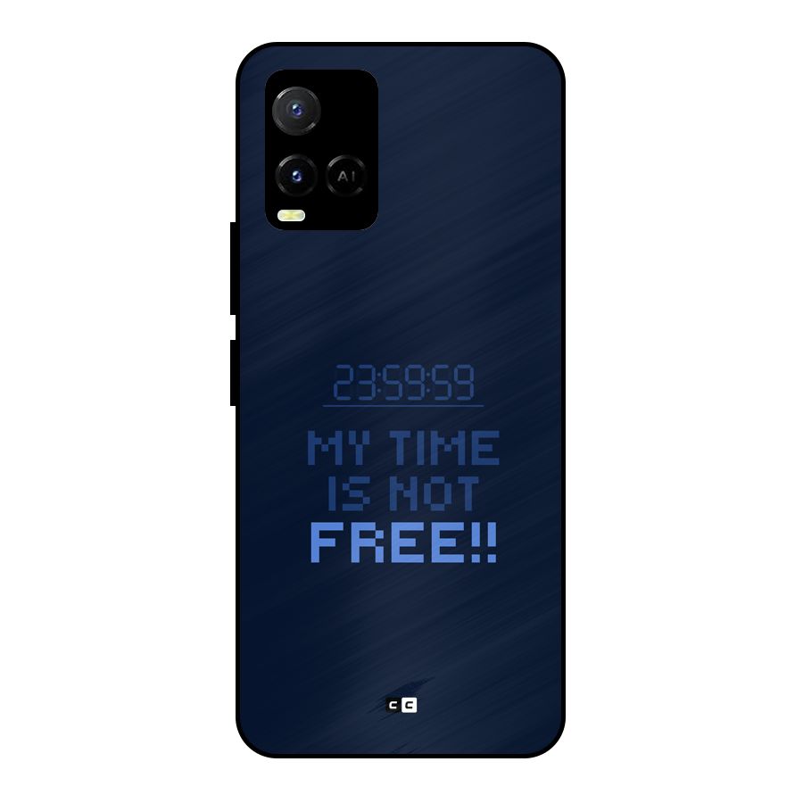 My Time Metal Back Case for Vivo Y21G
