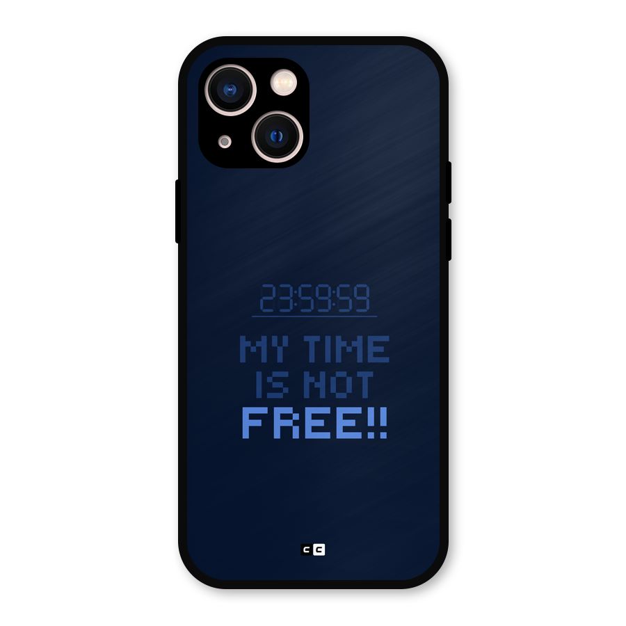 My Time Metal Back Case for iPhone 13