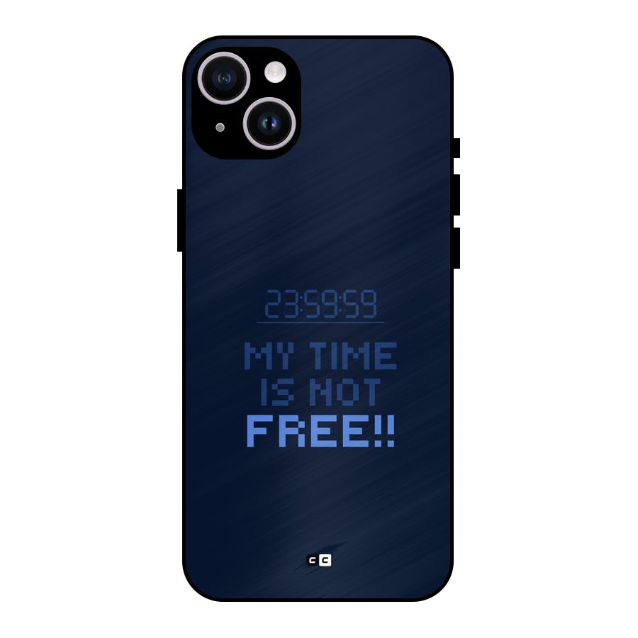 My Time Metal Back Case for iPhone 14 Plus