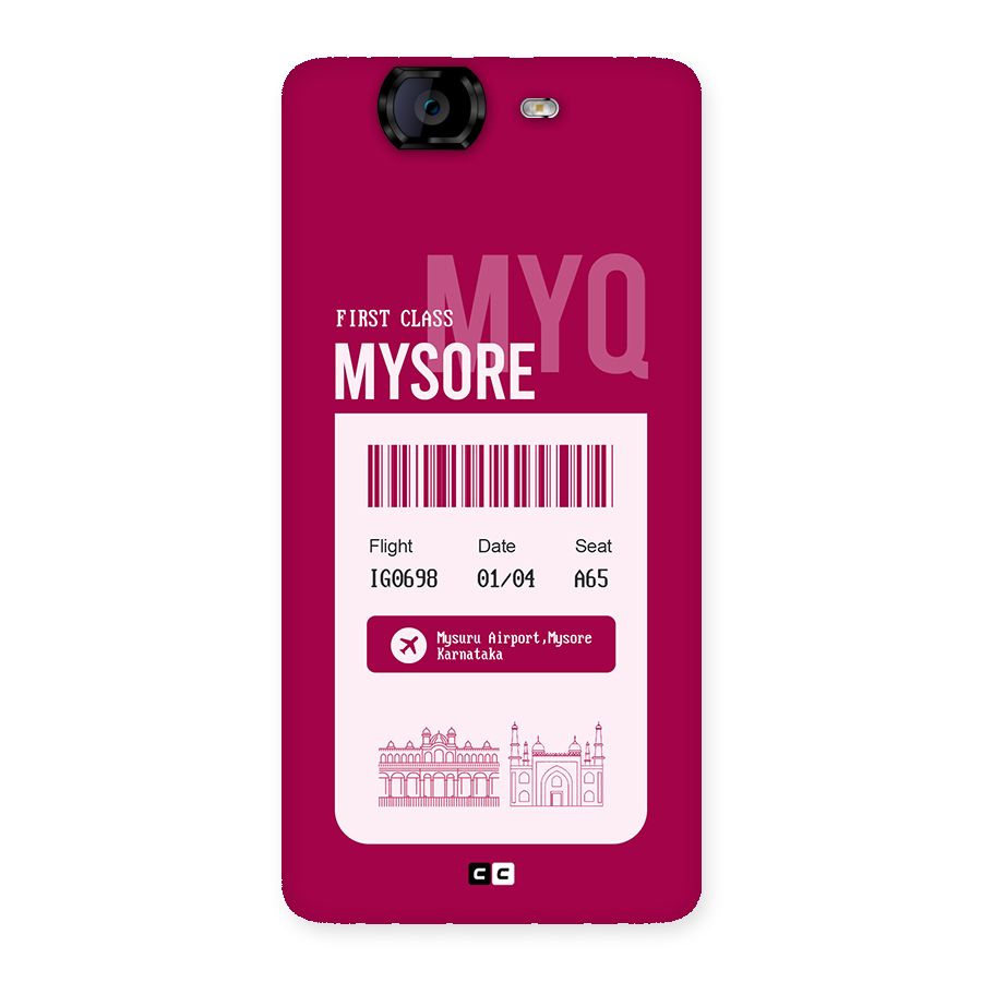 Mysore Boarding Pass Back Case for Canvas Knight A350