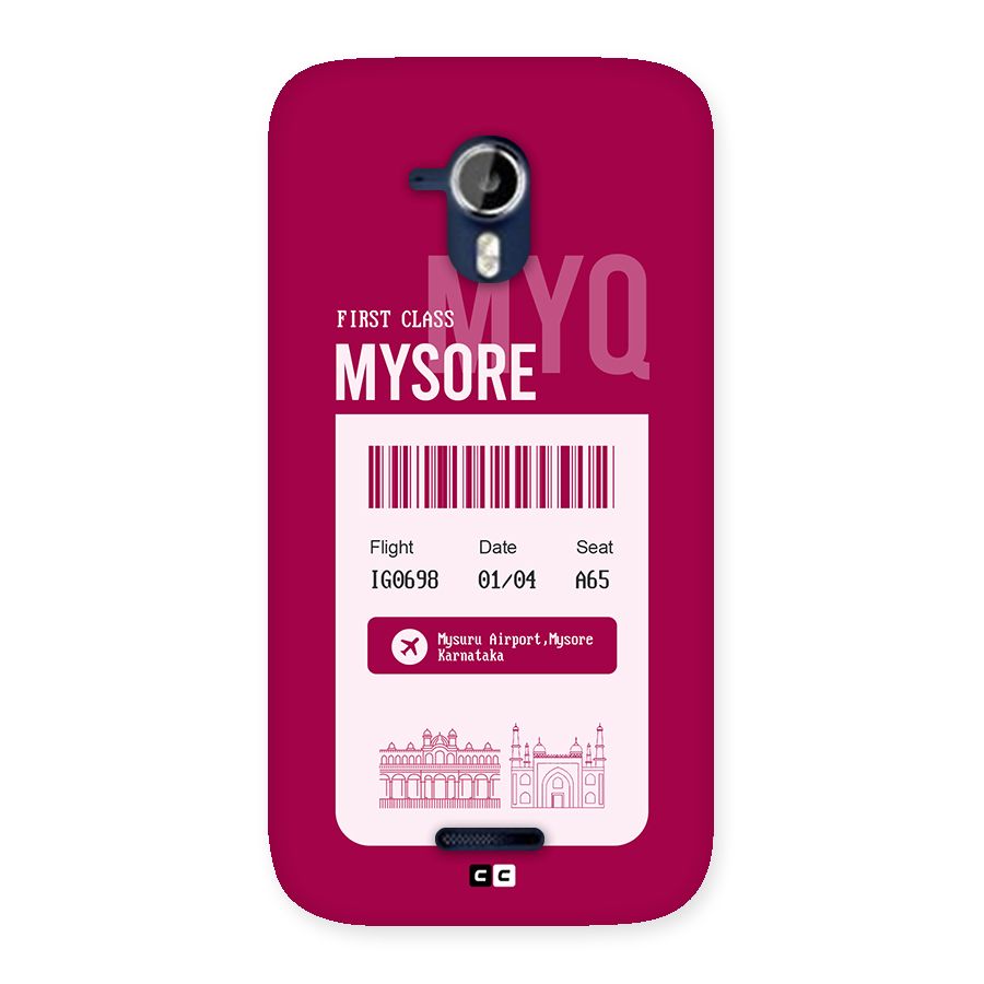 Mysore Boarding Pass Back Case for Canvas Magnus A117