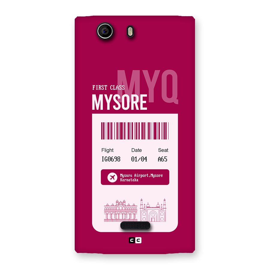 Mysore Boarding Pass Back Case for Canvas Nitro 2 E311