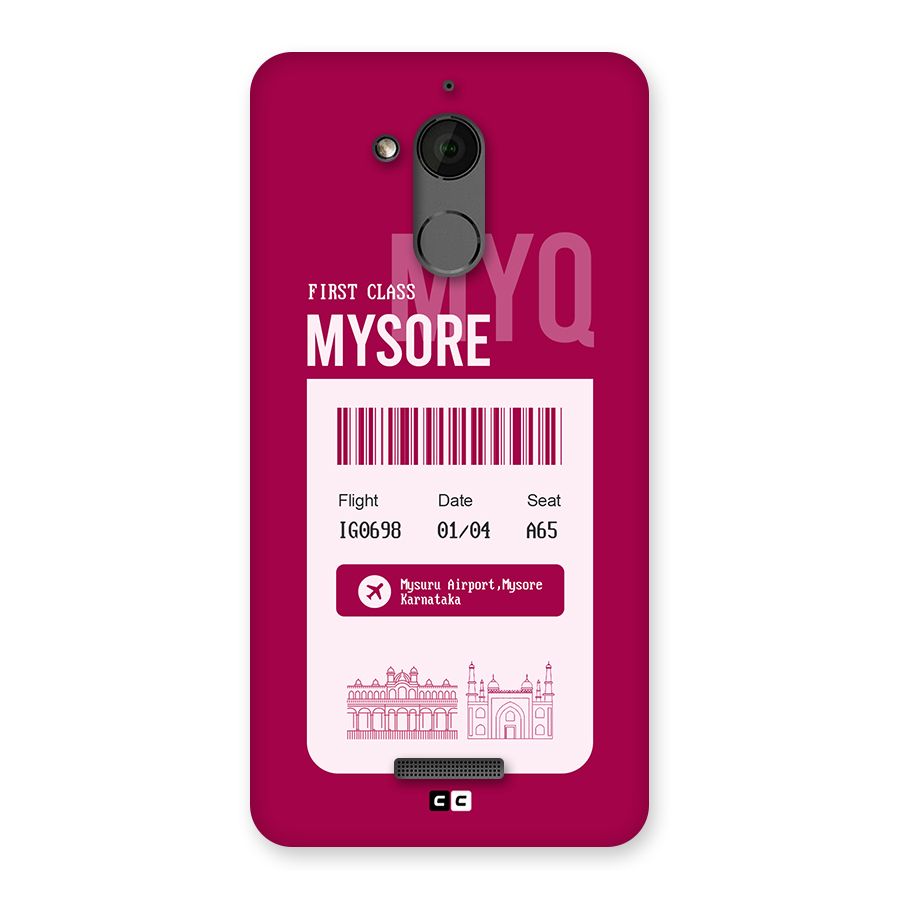 Mysore Boarding Pass Back Case for Coolpad Note 5