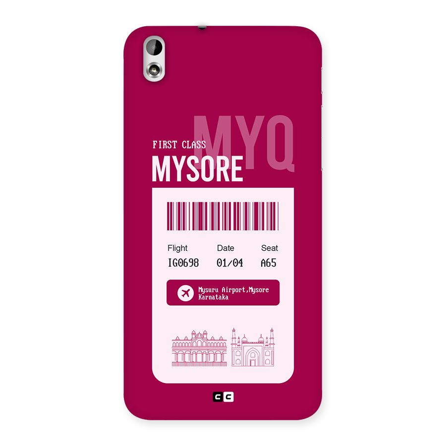 Mysore Boarding Pass Back Case for Desire 816g