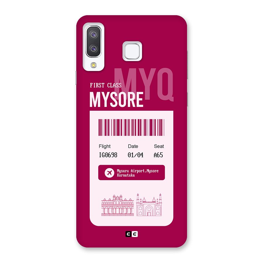 Mysore Boarding Pass Back Case for Galaxy A8 Star