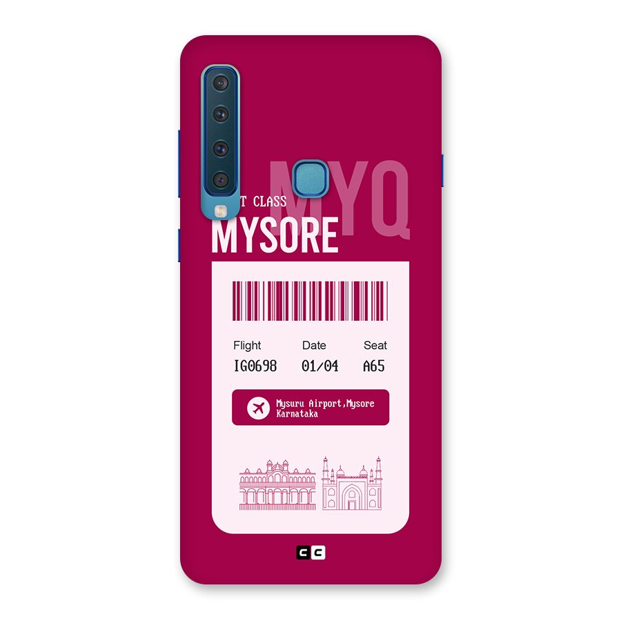 Mysore Boarding Pass Back Case for Galaxy A9 (2018)