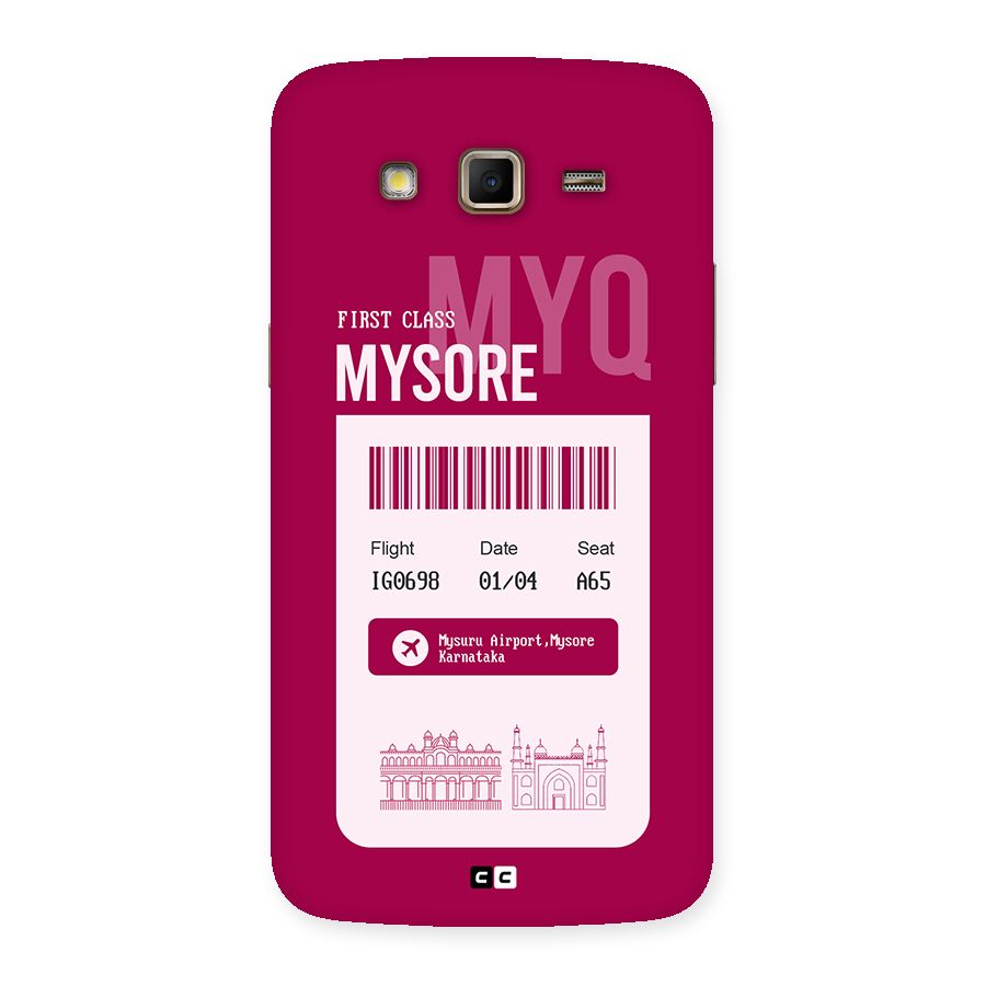 Mysore Boarding Pass Back Case for Galaxy Grand 2