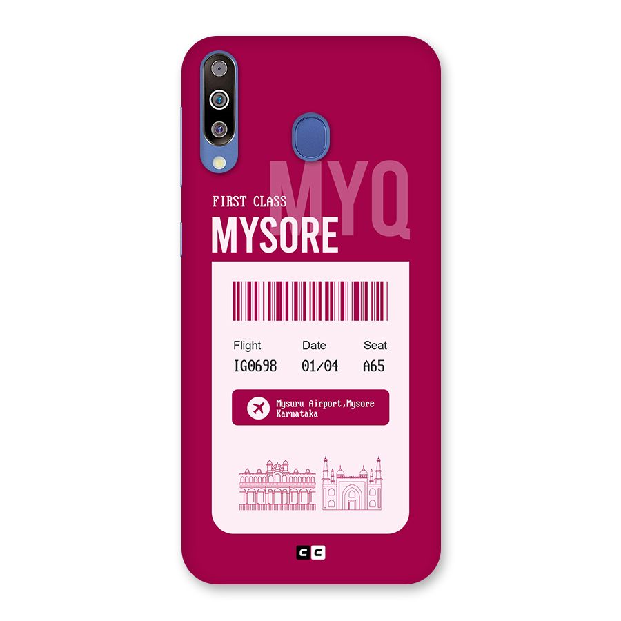 Mysore Boarding Pass Back Case for Galaxy M30