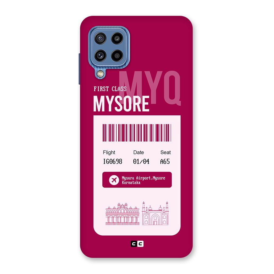 Mysore Boarding Pass Back Case for Galaxy M32