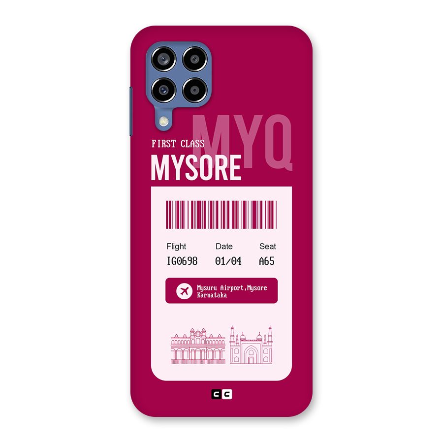 Mysore Boarding Pass Back Case for Galaxy M53 5G