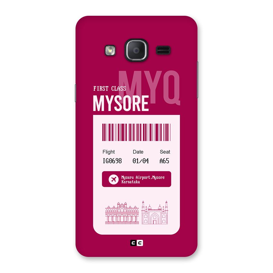 Mysore Boarding Pass Back Case for Galaxy On7 2015