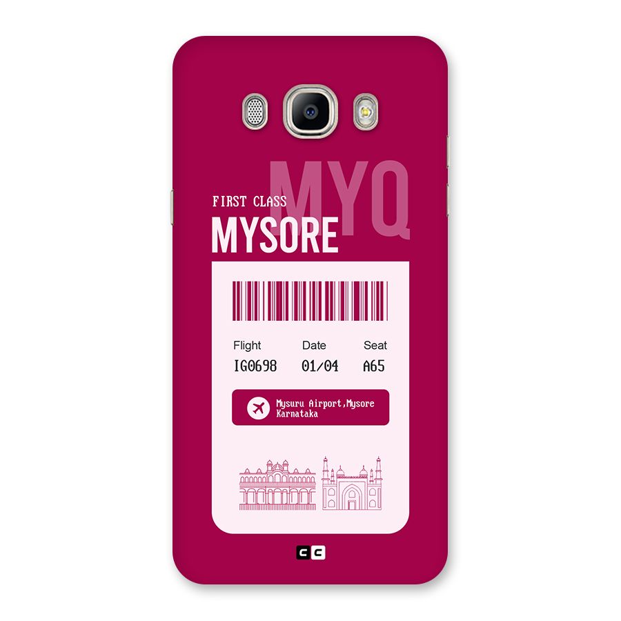 Mysore Boarding Pass Back Case for Galaxy On8