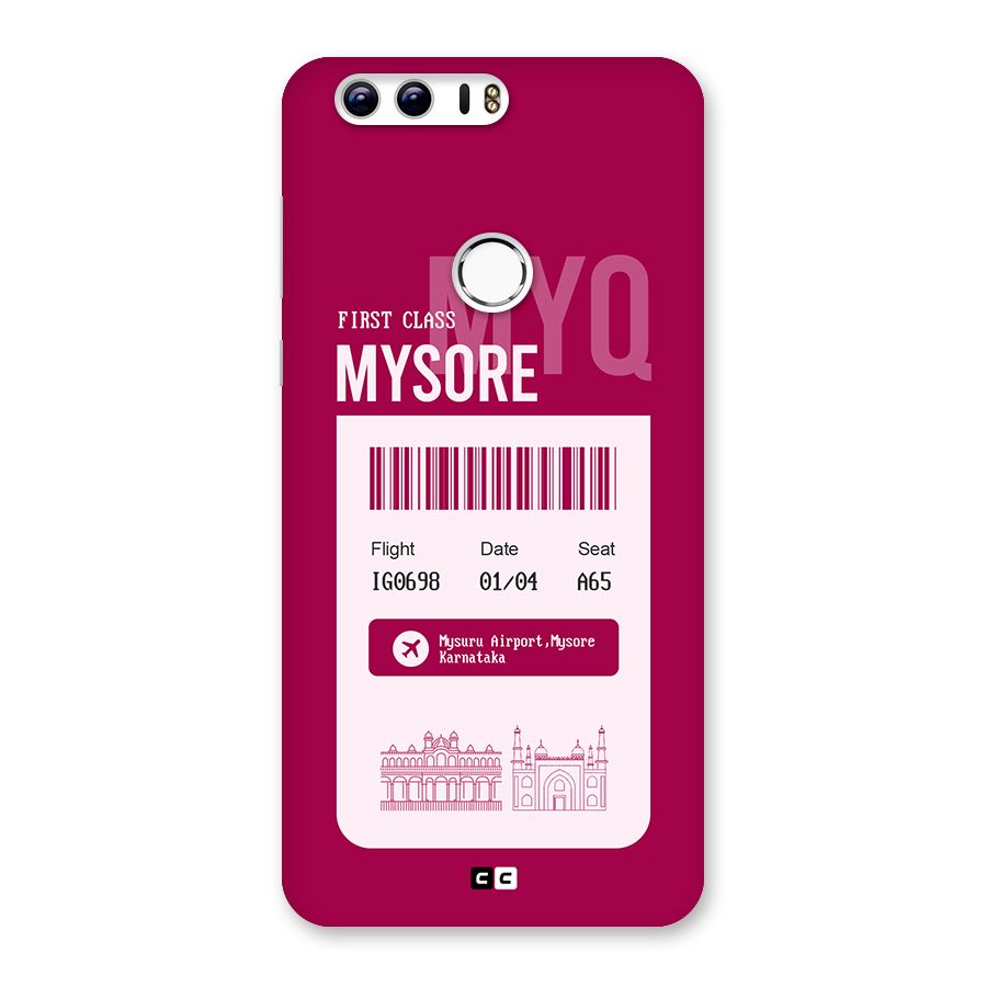 Mysore Boarding Pass Back Case for Honor 8