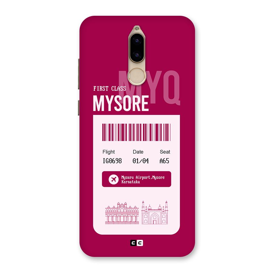 Mysore Boarding Pass Back Case for Honor 9i