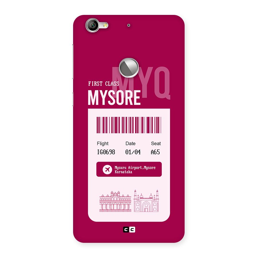 Mysore Boarding Pass Back Case for Le 1S