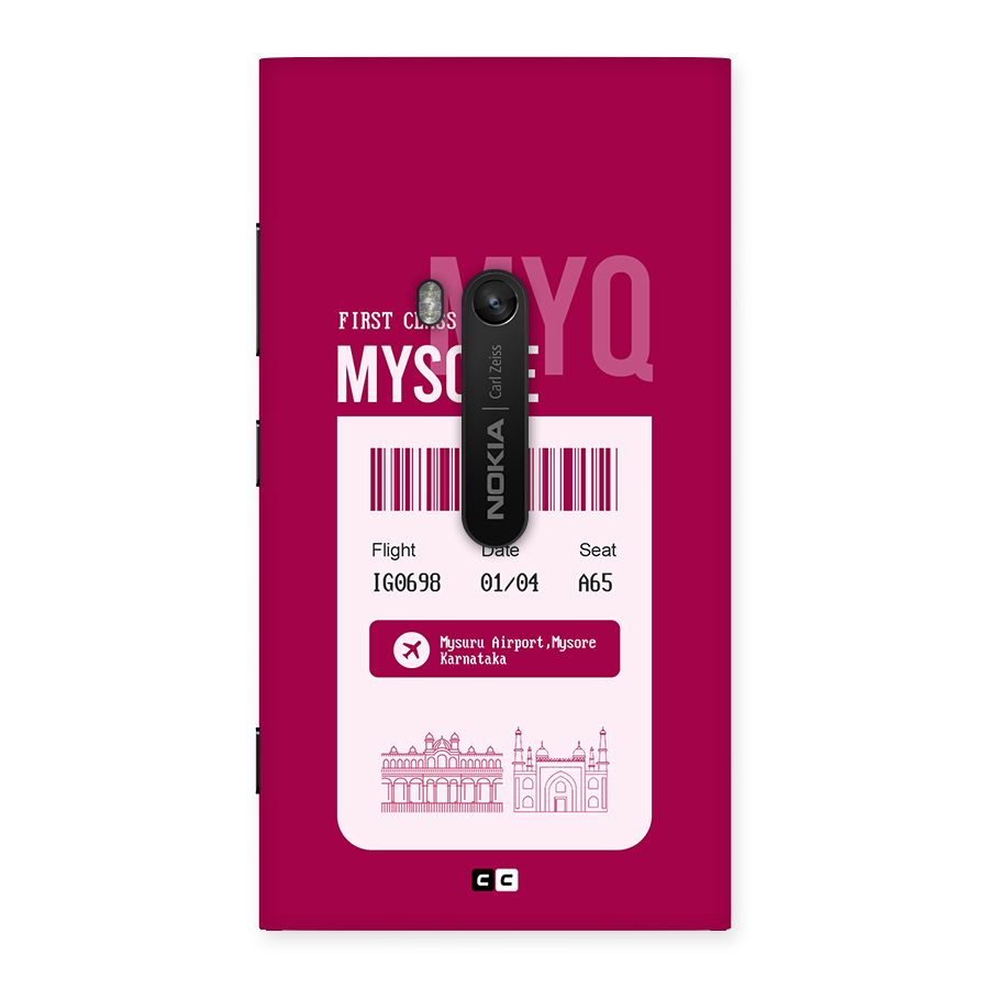 Mysore Boarding Pass Back Case for Lumia 920