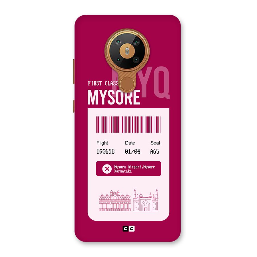 Mysore Boarding Pass Back Case for Nokia 5.3