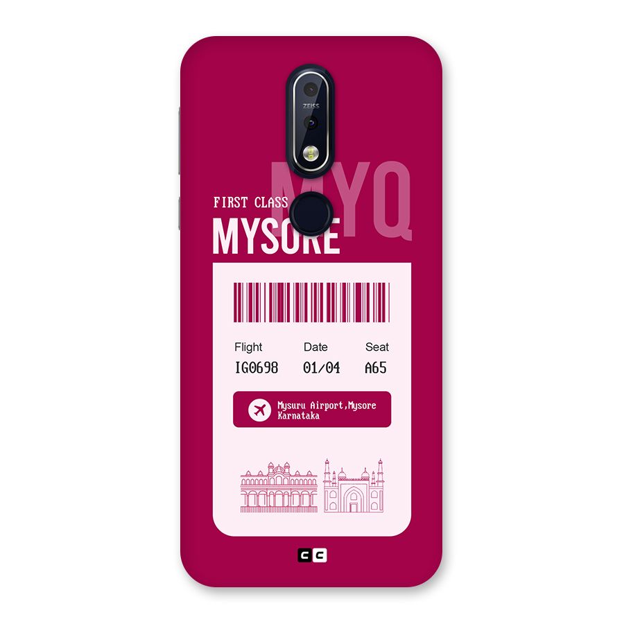 Mysore Boarding Pass Back Case for Nokia 7.1